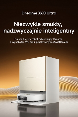 Робот-пилосос Dreame X60 Ultra, білий