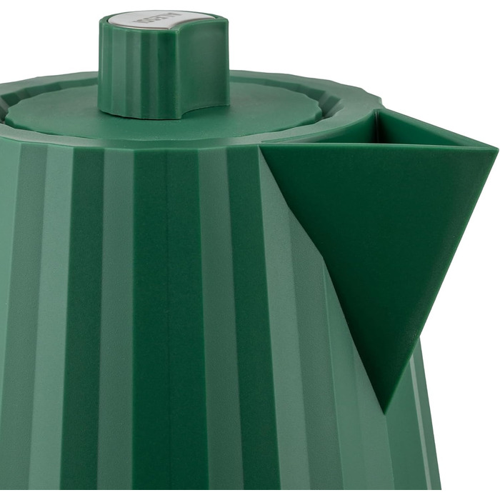 Електричний чайник Alessi Plissé MDL06 GR, 1.7 л, зелений, з термопластичного матеріалу, 2400 Вт, європейський стандарт