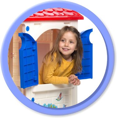 Дитячий будиночок Chicos Country Cottage для ігор на вулиці - міцний та довговічний, для хлопчиків та дівчаток від 2 років (89607)