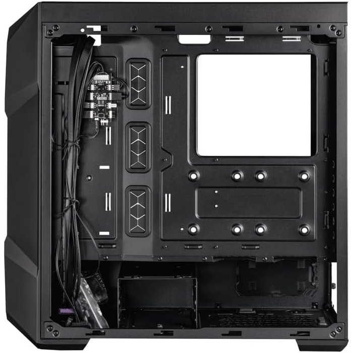 Корпус Cooler Master MasterBox TD500 Mesh V2 E-ATX, чорний, з тессельованою сіткою, 3×120 мм ARGB-вентилятори, скляна бокова панель, USB Type-C 10 Гбіт/с, знімна верхня кришка, мід-тауер