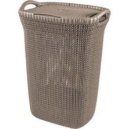 Кошик для білизни Curver KNIT 57 л, 45x34x61,5 см, коричневий