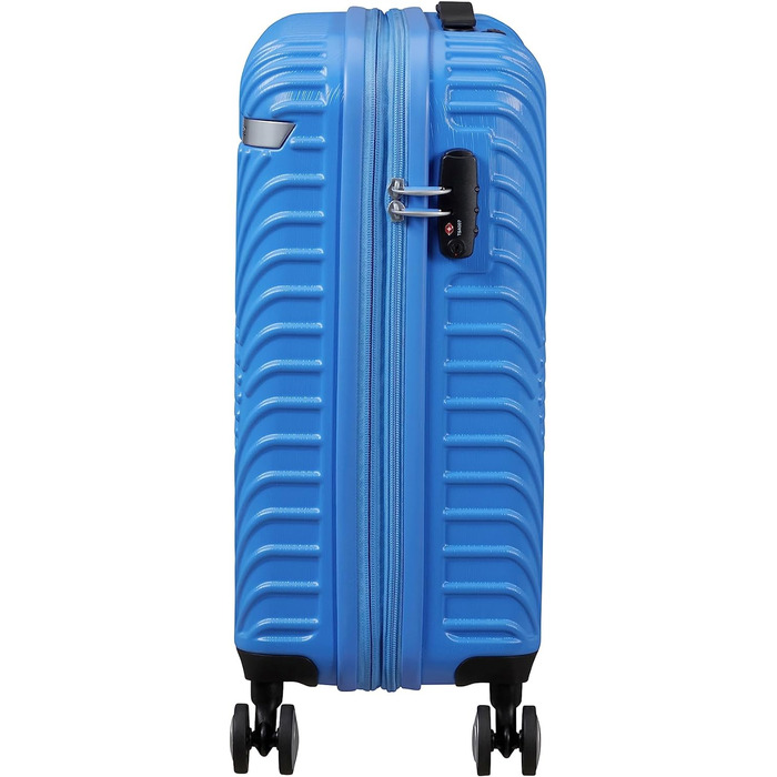 Дорожня валіза American Tourister Mickey Clouds Spinner S, розширювана, 55 см, 38/45 л, синя (Mickey Tranquil Blue), ручна поклажа