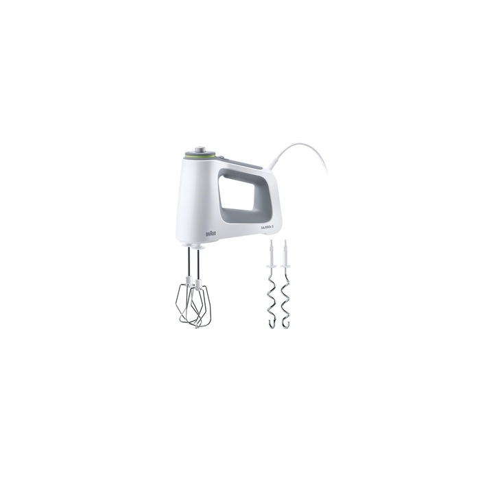 Міксер ручний Braun MultiMix 5 HM51.00WH білий, 750 Вт, 9 швидкостей, нержавіюча сталь