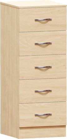 Вузький комод Vida Designs Brust з натуральної сосни, 36x34,5x90 см