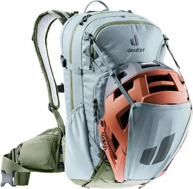 Жіночий велосипедний рюкзак Deuter Attack 18 SL з захистом, 18 л, шавлія/хакі