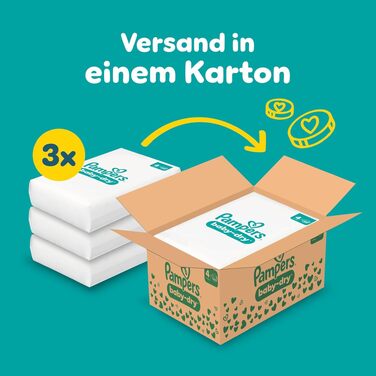 Підгузки Pampers Baby-Dry розмір 4 (9-14 кг), на липучках, 204 шт, велика упаковка