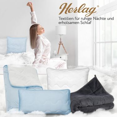 Обважнююча ковдра Herlag 6 кг, 135x200 см — Антистрес терапевтична ковдра для дорослих та підлітків (вага тіла 40-90 кг)