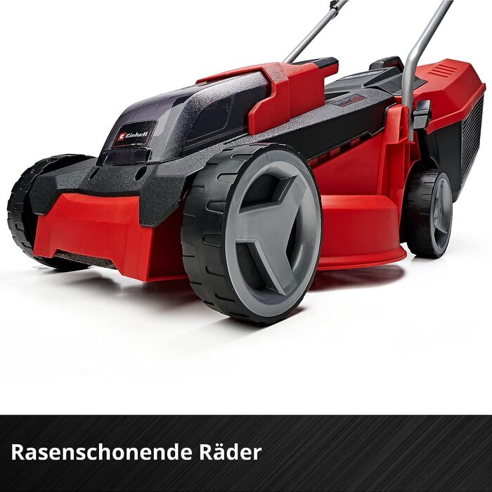 Акумуляторний газонокосарка Einhell City GE-CM 18/30 Li-Solo Power X-Change (18 В, 30 см, Brushless, 25 л, 30-70 мм)