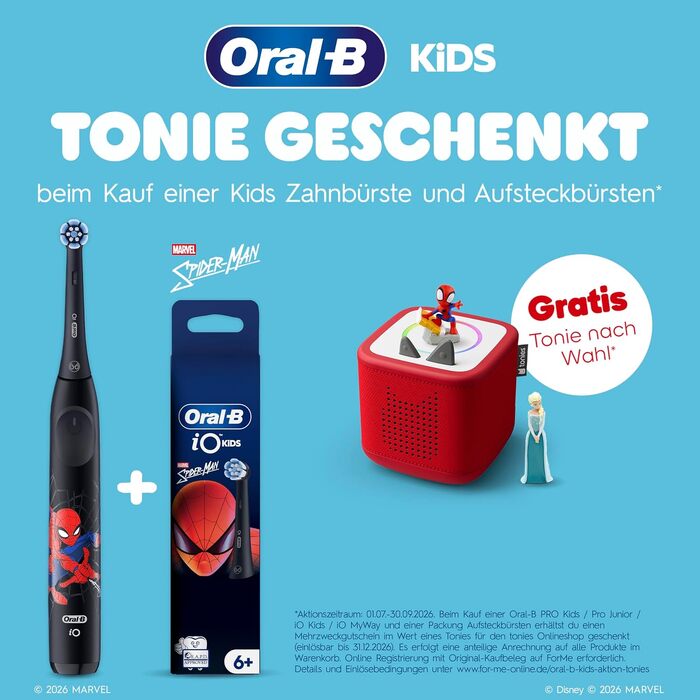 Електрична зубна щітка для дітей Oral-B Pro Junior, зелена