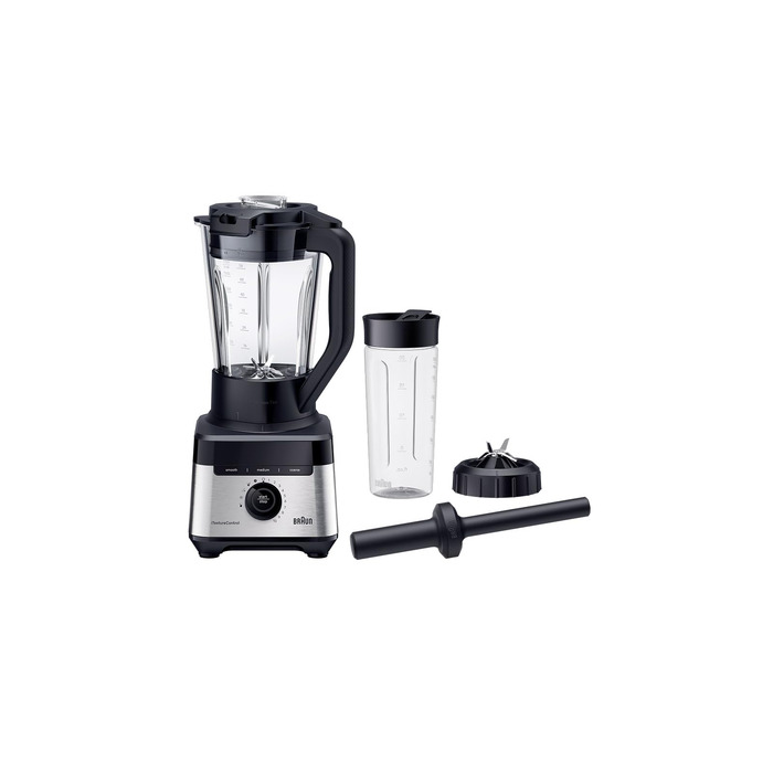 Блендер Braun PowerBlend 9 JB9040BK чорний, 1600 Вт, 2л, 18 програм, 10 швидкостей