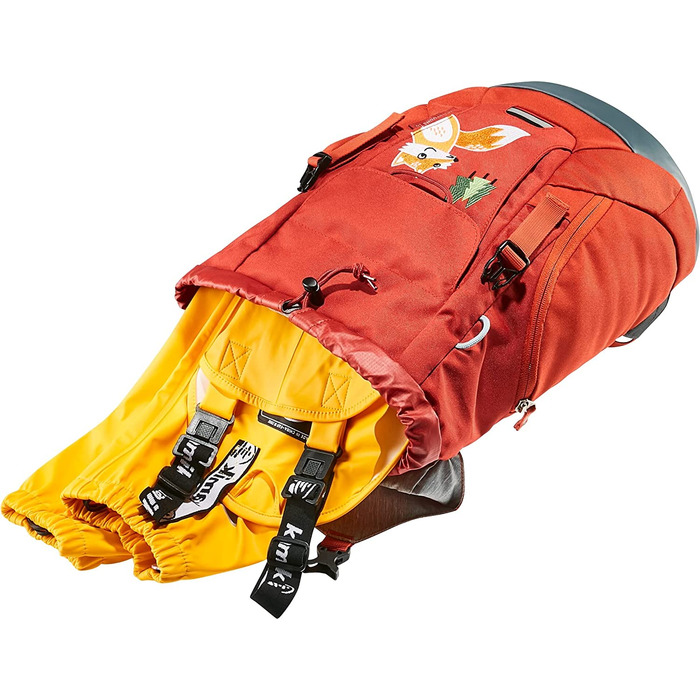 Дитячий рюкзак Deuter Waldfuchs 14 л для дитсадка, помаранчевий (Lava-paprika), анатомічна спинка