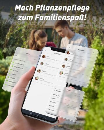 Таймер для поливу RainPoint WiFi з латунними фітингами та радіусом дії 100м, автоматичний полив саду та газону за погодою та вологості ґрунту, чорний