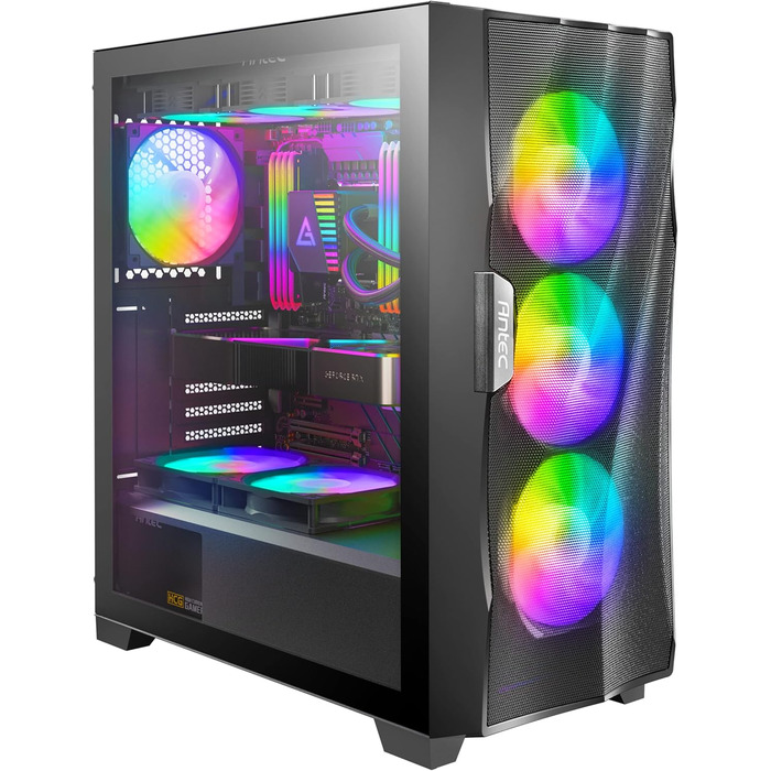 Ігровий корпус Antec DF700 Flux Midi Tower чорний, роздрібна версія, універсальний розмір