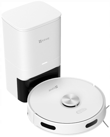 Робот-пилосос із базою самоочищення Ezviz RE5 Plus 45 W, білий