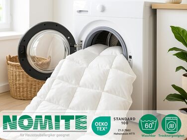 Зимова ковдра з пуху та пера DREAMSTAR 135x200 см, екстра тепла, гіпоалергенна (Öko-TEX®)