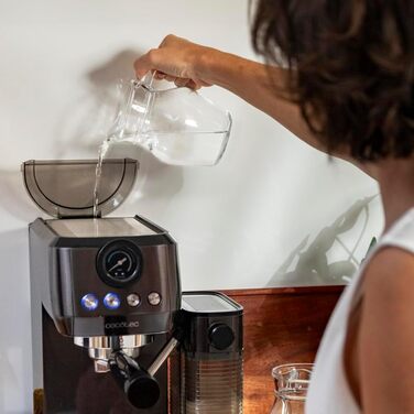 Кавомашина Cecotec Cafelizzia ColdBrew: Еспресо, Капучино, Холодний Кава, 20 бар, Паровий кран, Нержавіюча сталь