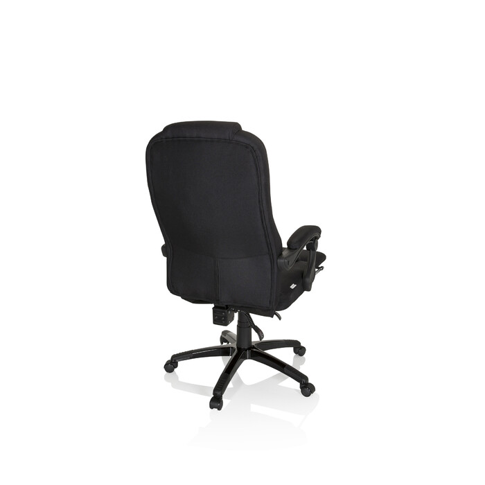 Крісло для керівника RELAX CL190 з підставкою для ніг тканина чорний mybuero