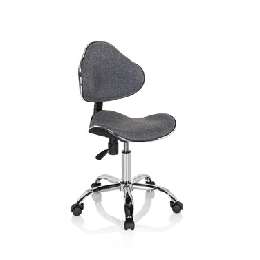 Дитячий письмовий стілець / дитяче крісло KIDDY GTI-3 тканина сірий hjh OFFICE