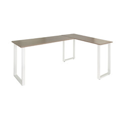 Робочий стіл WORKSPACE BASIC I 165 x 120 см сірий / білий hjh OFFICE