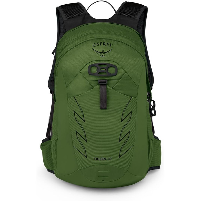Дитячий рюкзак Osprey Talon Jr Green Belt/Black, унісекс, для активного відпочинку