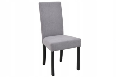 Комплект меблів ARTISAN: розкладний стіл 80x140/180 см та 6 м'яких стільців сірого кольору