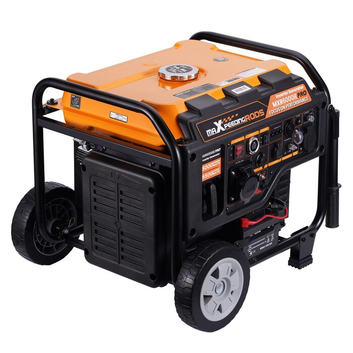 Інверторний бензиновий генератор maXpeedingrods PRO6000 3500Вт, 4-тактний, 223сс, портативний (помаранчевий)