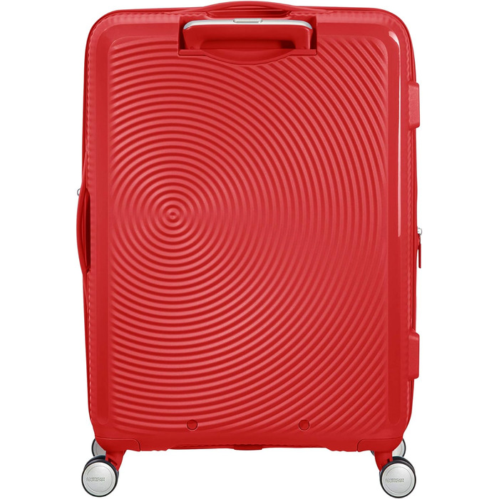 Валіза American Tourister Soundbox розширювана, 67 см, 81 л, червона, з TSA замком, поліпропілен, спінер