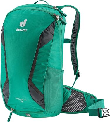 Велосипедний рюкзак Deuter Race X 12 л, кольори fern-graphite