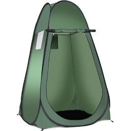 Намет-роздягальня Relax4Life Pop-up, душовий намет, туалетний намет, 120x120x190 см (зелений)