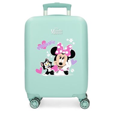 Дитяча валіза Disney Minnie & Figaro, жорстка ручна поклажа з ABS-пластику, кодовий замок, 4 колеса