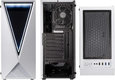 Комп'ютерний корпус Kolink Void RGB Midi Tower із загартованим склом, ігровий корпус з підсвіткою, вентилятором, для ПК