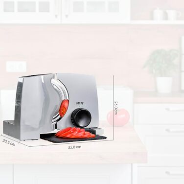 Електрична металевa скиборізка для хліба та продуктів Ritter Nova 1, Німеччина