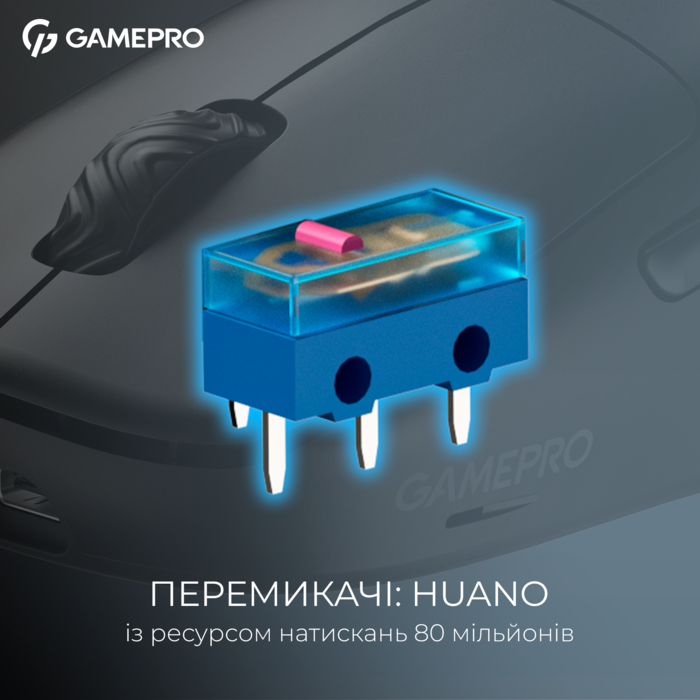 Бездротова ігрова миша GamePro Asgard Loki (GM022B)