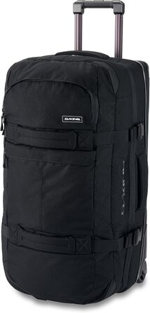 Дорожня валіза на колесах Dakine Split Roller 85L, чорна, містка, з розділеними відділеннями, спортивна сумка для подорожей