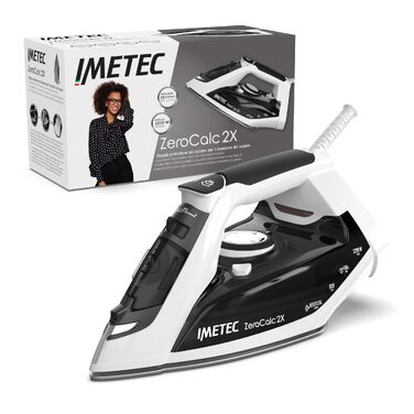 Праска Imetec ZeroCalc Z1 2800 з парою, з антикальцієвою технологією, керамічною підошвою, 2200 Вт, паровий удар 130 г/хв, функція Calc-Clean