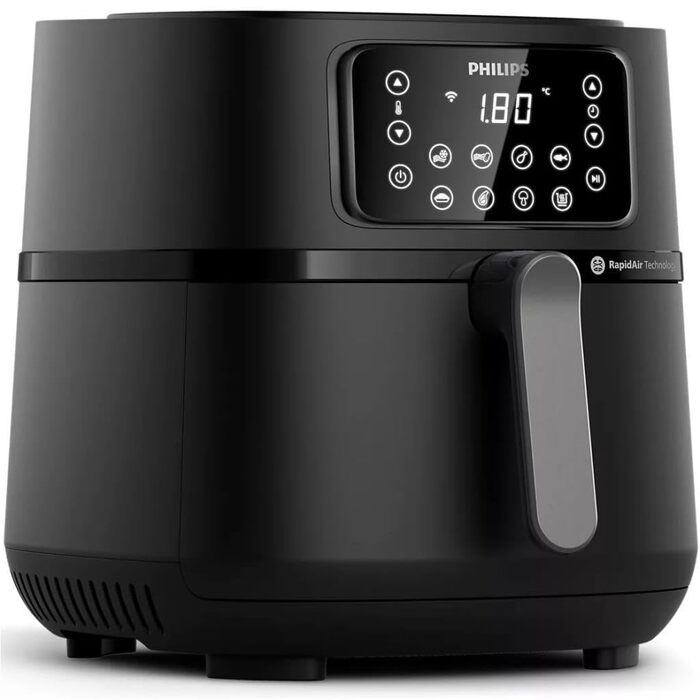 Аерофритюрниця Philips Connected Airfryer XXL HD9285/96 5000-серія, 7.2 л, на 6 осіб, 16 програм, чорна
