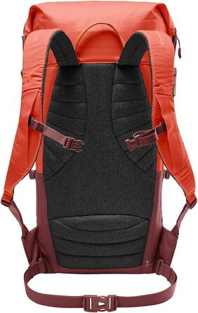 Міський рюкзак VAUDE CityGo водонепроникний, для ноутбука, унісекс, легкий роллтоп для міста, колір червоний, розмір універсальний