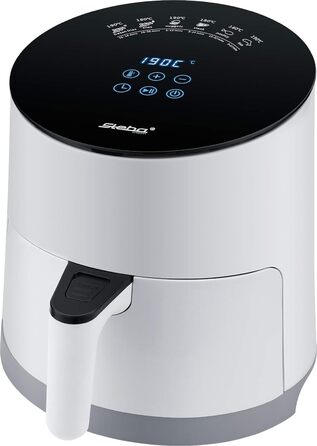 Аерофритюрниця Steba HF 1000, 3,5 л, гаряче повітря, до 80% менше жиру, для смаження, випікання та грилю