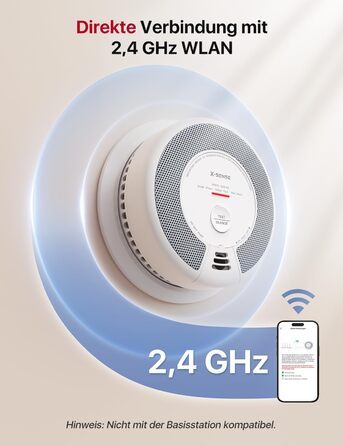 X-Sense Детектор диму та CO з Wi-Fi, 2-в-1, SC06-WX, 1 шт.