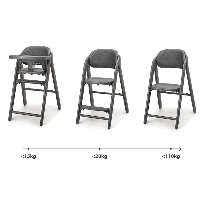 Стілець для годування Kinderkraft TINO GREY