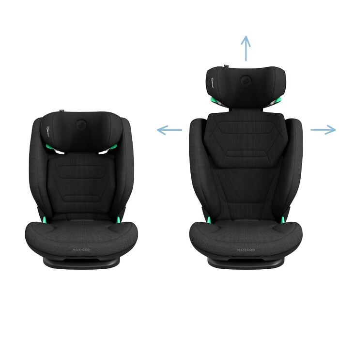 Дитяче автокрісло Maxi-Cosi RodiFix Pro² i-Size (100–150 см, 3.5–12 років), ISOFIX, ClimaFlow, G-CELL, Authentic Black