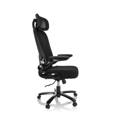 Надміцне крісло / офісне крісло INSTRUCTOR SW I PRO - XXL сітка / тканина чорна hjh OFFICE