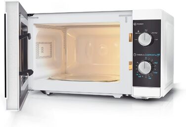 Мікрохвильова піч SHARP MS01EW 800Вт, 5 режимів, функція розморожування, біла