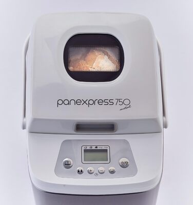 Хлібопіч Ariete 132 Panexpress 750 Metal, 19 програм, 500 г, нержавіюча сталь, для хліба, піци, випічки, замішування та закваски