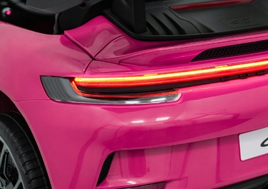 Дитячий двомісний електромобіль Porsche 911 GT3 з блискітками, 4x20