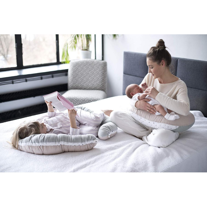 Подушка для годування Motherhood Stillkissen, ергономічна, Оeko-Tex Standard 100, квадратна, кольору абрикос