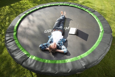 Батут із захисною сіткою Urbogym 374 см FT 12 (365-374 см)