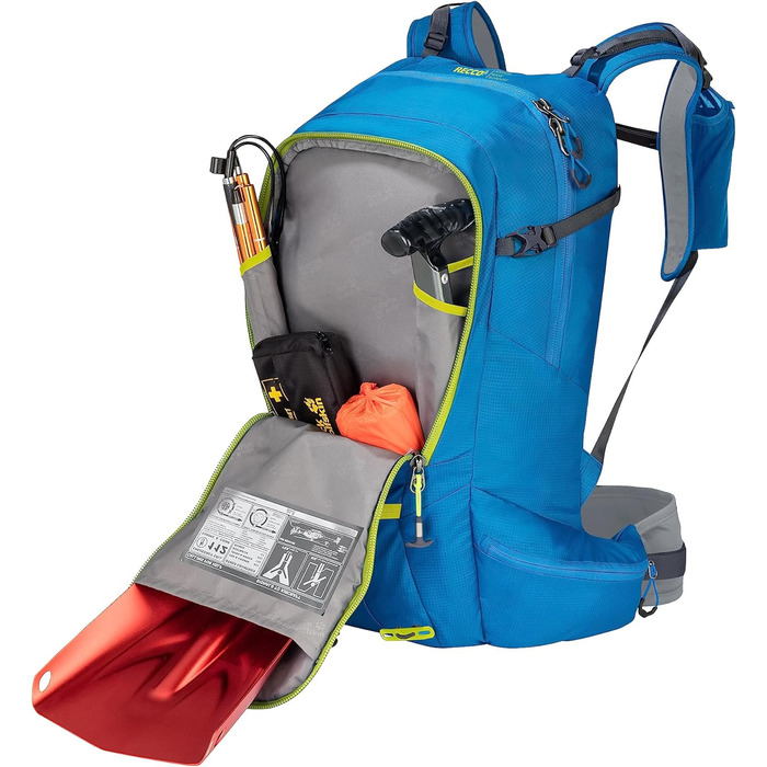 Рюкзак Jack Wolfskin Alpspitze Pack 32L Blue Pacific для сноуборду, туристичний, синій