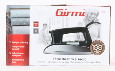 Сухий праска Girmi, чорний, універсальний