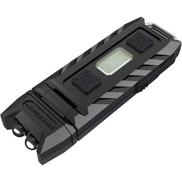 Ліхтарик-брелок Nitecore Thumb Mini 85 лм, USB-зарядка, рухома головка, чорний